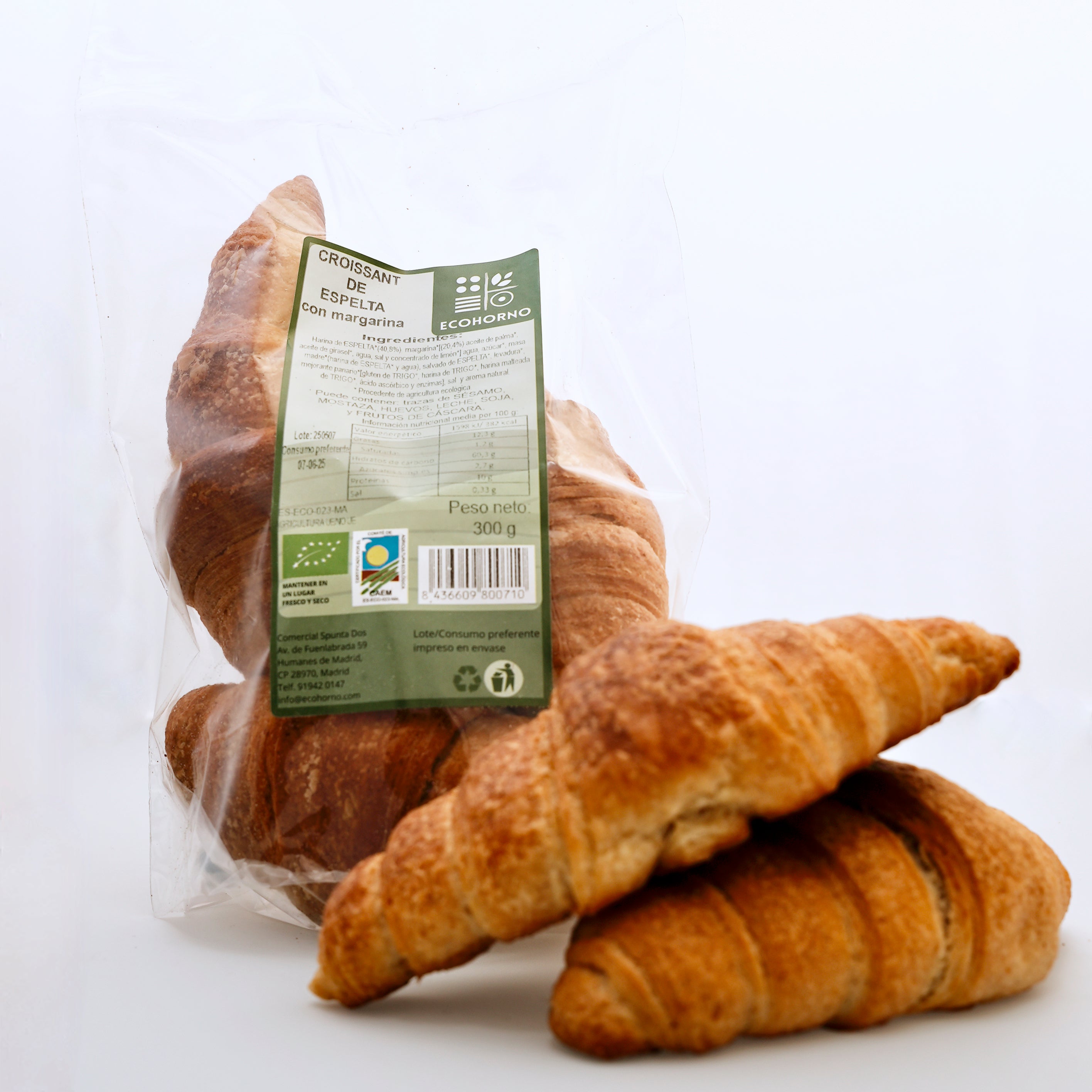 Croissant de espelta margarina ECO