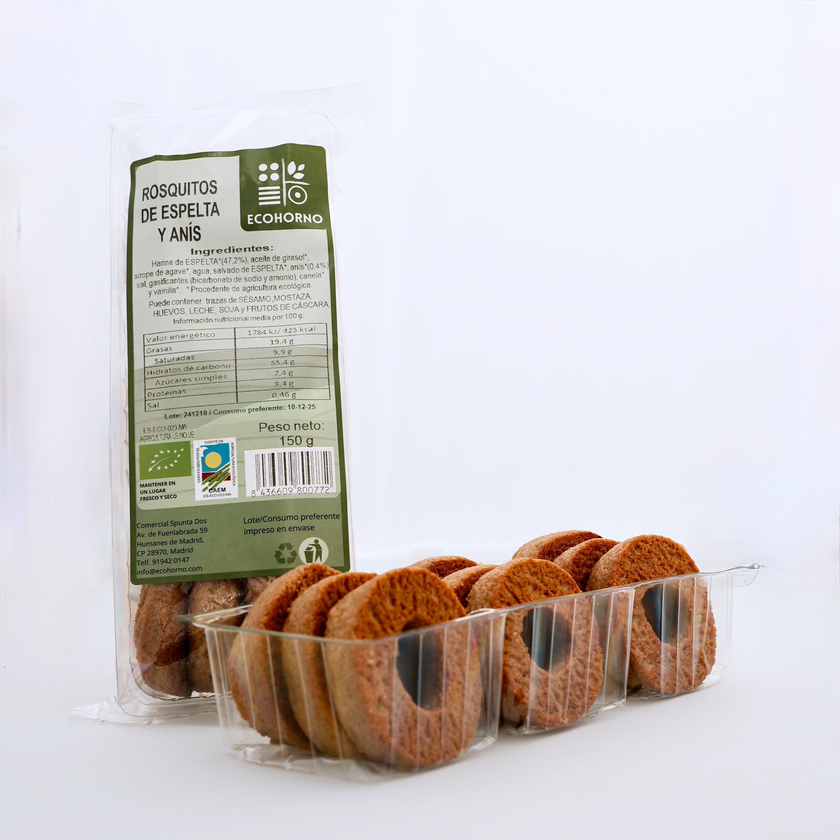 Rosquitos de espelta con anís ECO