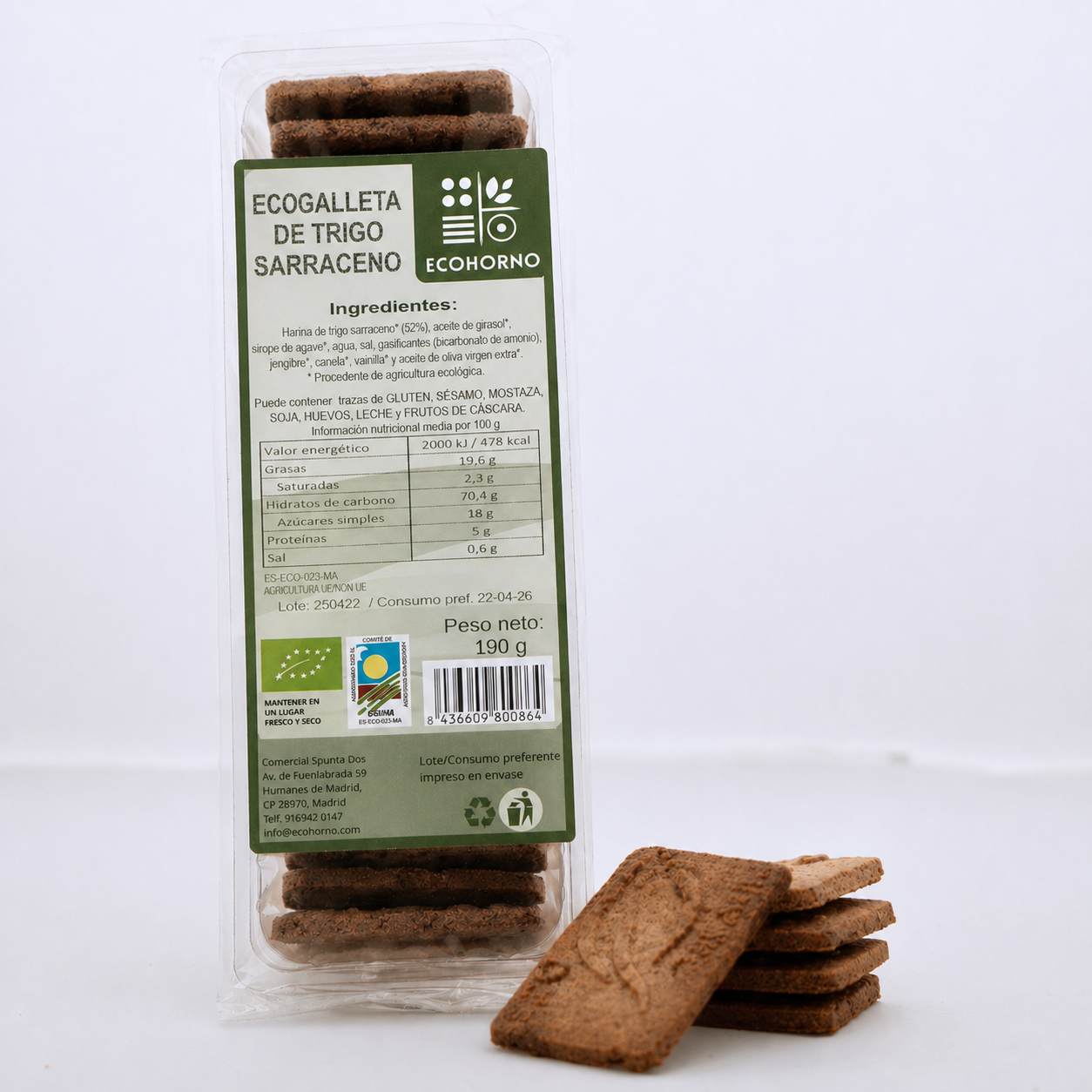 Ecogalleta de trigo sarraceno