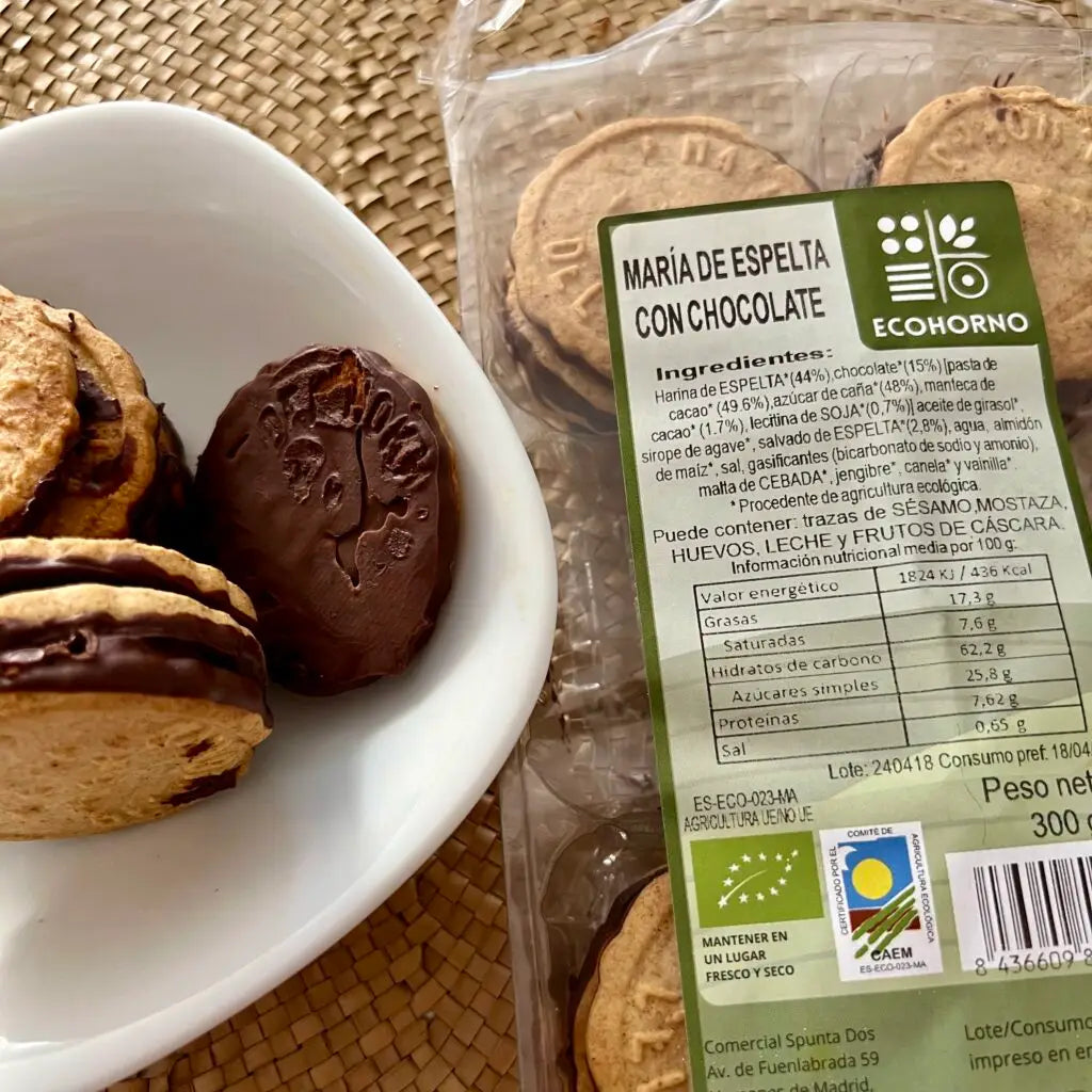María de espelta con chocolate